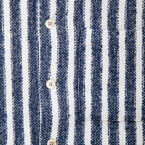 Hello Sunflower Spacey SS Shirt Navy Stripe 200 1188 Degli Uberti
